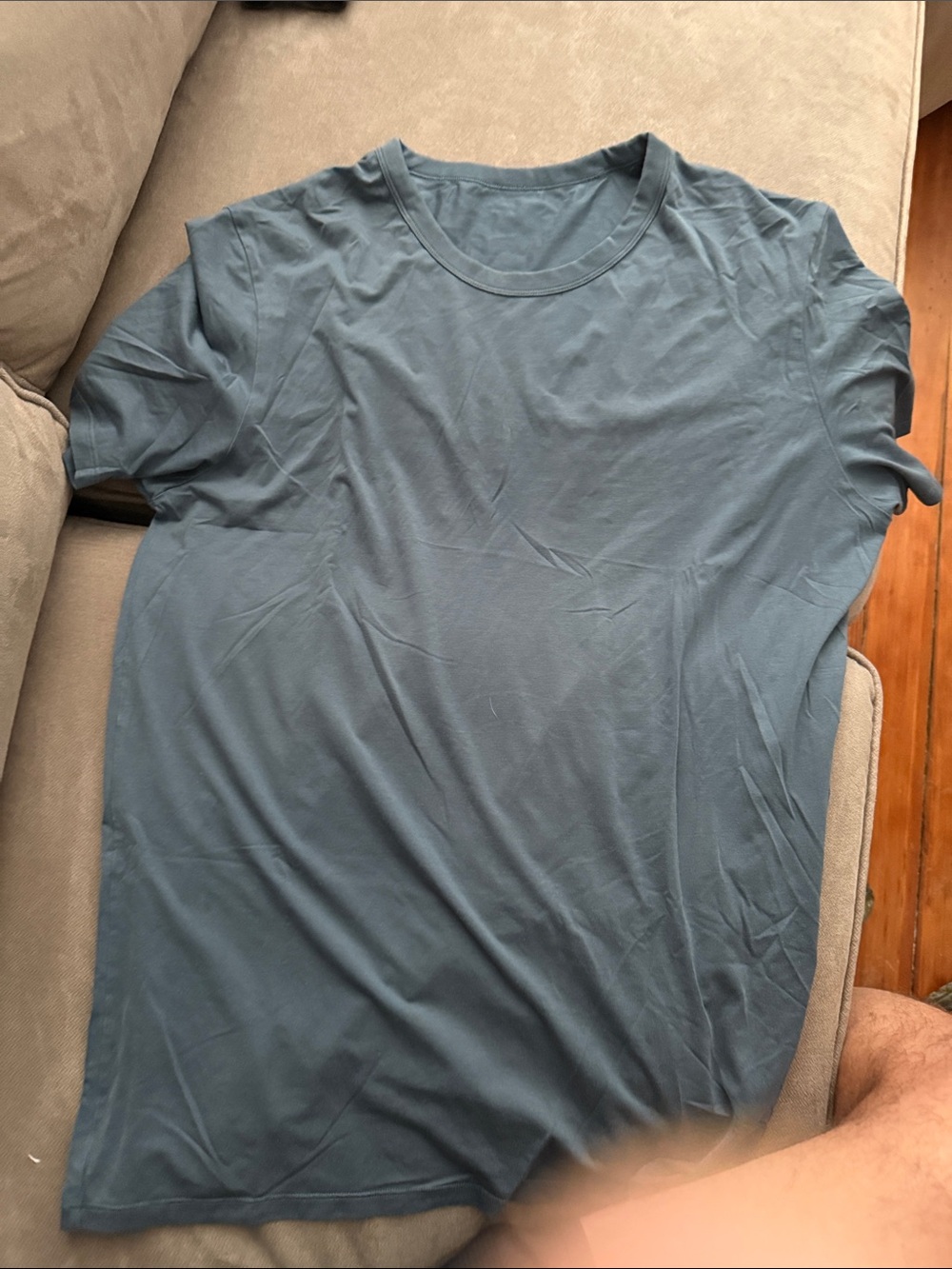lululemon athletica Men's Crew Tee in Slate Blue